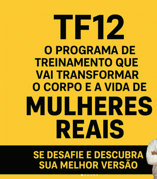 TF12 — programa de treinamento para mulheres reais